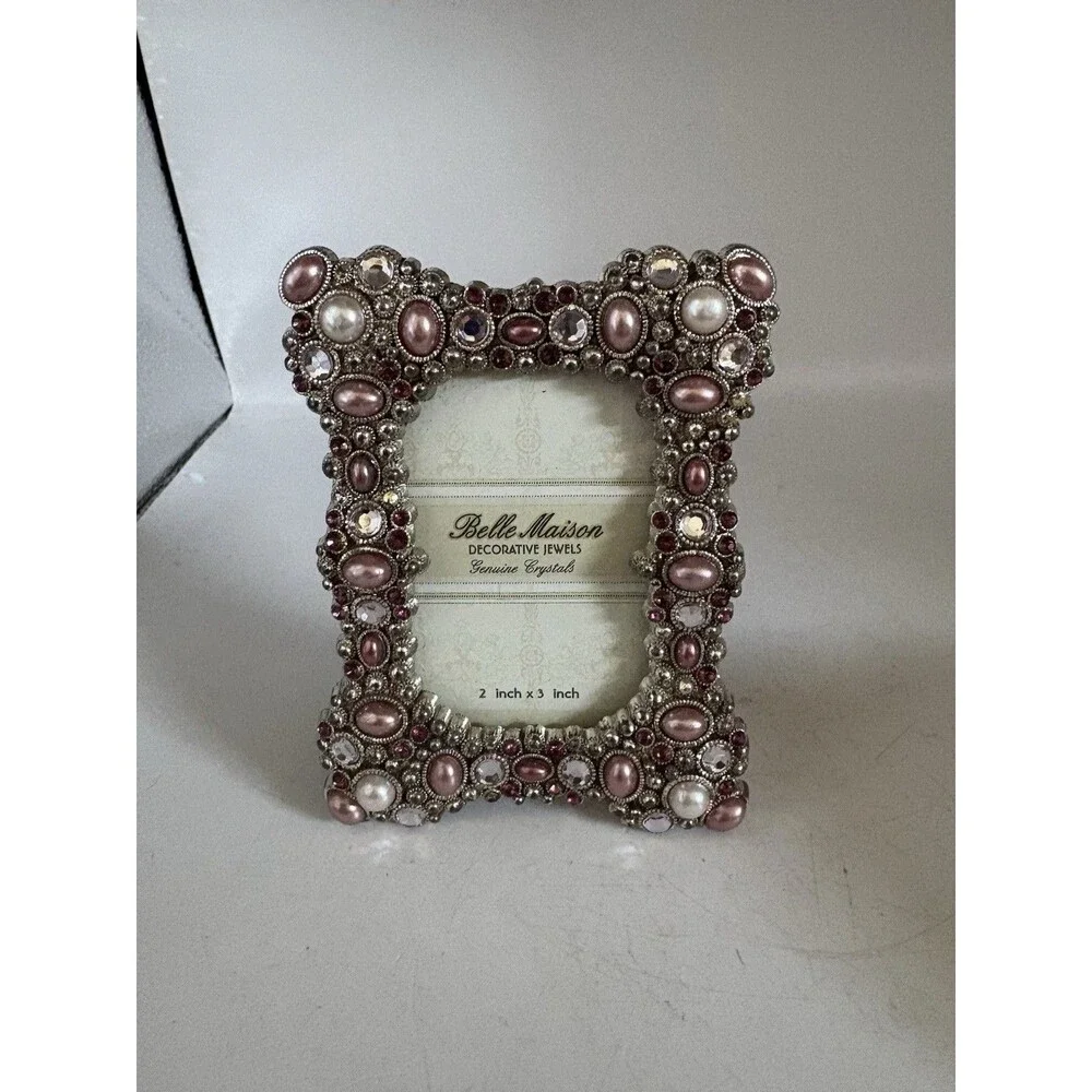 New Belle Maison Decorative Jewels Genuine Crystal Mini Picture Frame 2